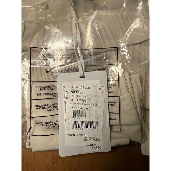 New Max Mara Leisure Pleated Wide-Leg Pants, Size Small - Picture 3 of 4